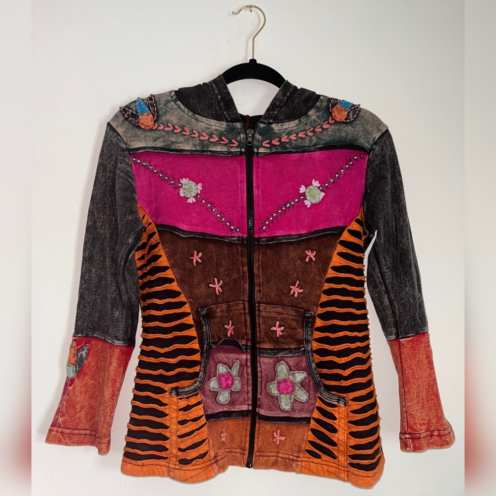 India Boutique Zip-Up